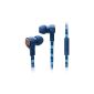 Philips SHE9055BL / 00 CitiScape Jets ear headphones (Speakerphone and ribbon cable, have finely tuned 9mm Premium driver) Blue (Electronics)
