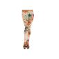 Balingi ladies leggings with floral pattern BA10114 (Textiles)