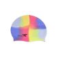 Adults Multicolor Stretch Silicone Swim Cap Swimming Hat (Miscellaneous)