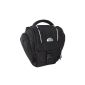 Pedea bag for Canon EOS 1200D, Nikon D5100, D3100, Olympus E-M1 OM-D, Sony Alpha 99 (space for body and lens, with strap and accessory tray) (optional)