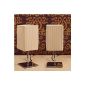 Set of 2 LOUNGE Design bedside table - table lamp by XTRADEFACTORY bed lamp table lamp L22