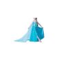 Vogueeasy ice queen princess costume children dress girl gloss trim Christmas Carnival Party Halloween festival (toy)