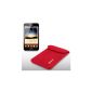 SHOCKSOCK Neoprenhülle Case Cover Protector for Samsung Galaxy Note in red (Electronics)