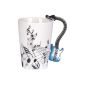 Venkons - Music Ceramic mug with guitar and notes as Henkel ornament in high-quality gift - 200ml (household goods)
