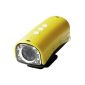 Rollei Action Cam 100 camera (5 megapixel, 8 bright white LEDs, 20m Waterproof, HD video resolution) yellow (Electronics)