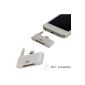 Original Valadur® V-LAA iPhone 5 in white Audio Adapter Adapter USB Connector for Apple iPhone 5 iPhone 5G iPod Touch 5G (Elektronik)
