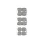 12 electrode pads for TENS EMS Stimulation equipment 5x5cm (Personal Care)
