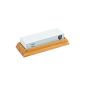 Gräwe whetstone TWINSTAR grit 1000/400 with holder made of bamboo (household goods)