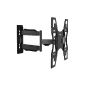 Invision ® TV wall bracket - New Slim line design with cantilever arm tilt and swivel function for 26 