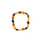 Nature Amber - 3180543 - Bracelet - Elastic - Amber Multicolor (Jewelry)