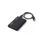 ORICO 2599US3 for 9,5mm & 7mm 2.5 "SATA SSD HDD USB 3.0 External HDD Enclosure with USB3.0 cable (60cm) Toolless HDD installation (electronic)