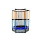 Hudora - 65175 - Outdoor Game and Sport - 140 cm Trampoline with Safety Net (Sport)