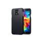 Terrapin Rubberized Case for Samsung Galaxy S5 - Solid Black (Electronics)