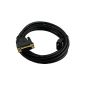 mumbi HDMI to DVI cable 3 meters - 19 pin.  HDMI Male to DVI 18 + 1, gold-plated, double shielded, HDTV up to 1080p (Electronics)