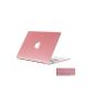 TECOOL® 2 in 1 [Matt Series] Snap-on shell plastic Folio Case case cover skins, Pink US Version Keyboard Cover, Tranparent EU Version Keyboard Cover and TECOOL® mouse pad for MacBook Air 11 / 11.6 