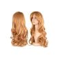 ★★★ Damenperücke 70cm Long Curly Hair Wigs Cosplay Party longhair Fasching carnival wig + network as a gift (toy)