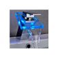 Auralum® Design LED RGB Mixer Faucet Waterfall Bathroom Sink To Chrome Metal and Crystal (Miscellaneous)
