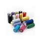 Relaxdays Sewing thread polyester 20 pieces Range 20 coils