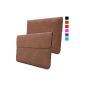 Snugg ™ Cover Surface Pro 3 - Cover Leather With A Lifetime Warranty (Brown) For Microsoft Surface Pro 3 (Personal Computers)
