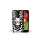 Hull Stuff4 / Case for LG G2 / Tiger-Mono Design / Motif Animals Aztec Collection (Wireless Phone Accessory)