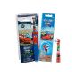 SPAR-SET: 1 Braun Oral-B Stages Power Advance Power Kids 900TX Electric Rechargeable Toothbrush Children 5+ (D12.513.K) Disney CARS + 2er Stages Power Brush Heads CARS