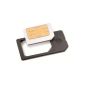 Micro Sim Adapter Micro Sim Card to Standard Sim card with built-in bracket made in Germany (Electronics)