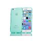 delightable24 Cover TPU Silicone Apple iPhone 6 - Turquoise Transparent (Electronics)