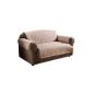 Waterproof protector sofa - 3 sizes (3 places) (Beige)