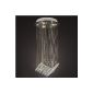 LUSTER CRYSTAL LAMP SUSPENSION / CEILING / CEILING APPOINTED MODERN BEAUTY 40X40X85CM NEUF10