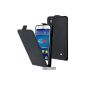 Case HUAWEI Ascend G620S - ultra thin black case with integrated protective cover for HUAWEI Ascend G620S.  Soft black interior to prevent scratching the screen of your HUAWEI Ascend G620S (Electronics)