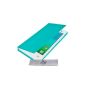 Case Cover Turquoise ExtraSlim Alcatel One Touch Idol Mini S 2 and 3 + PEN FILM OFFERED!  (Electronic devices)