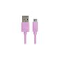 SDTEK 1.5m long and thick Rose strong lead Micro USB Data Sync Cable for Wireless Samsung Galaxy S2 S3 S4 S5, Galaxy Mini, Nokia, Galaxy Note Tab, HTC, Blackberry, PS4 Controller (Electronics)