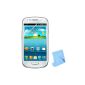 Lot 6: Invisible protection adapted to the Samsung i8190 Galaxy S3 Mini - Anti-Scratch / Anti-Glare / Anti-protective films traces + Chiffonnete Microfiber (Electronics)