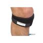 Physio Room knee ligament knee brace - Optimal compression in Sports & in Iliotibial Band Syndrome, Osgood Schlatter & Tendonitis - cross straps for a knee circumference up to 60 cm - max. Comfort thanks to CoolMax lining - With integrated gel pad - (Misc.) Right & Left Portable