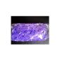 Lot 600 elastic silicone METAL metallic purple, rainbow Loom clasps for 12 Bands (Jewelry)