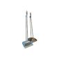 (AP24) Soft handle dustpan shovel broom sweeping set dustpan with a long handle hand brush hand brush (blue)