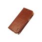Luxury Case Cover Shell Card Holder Genuine Leather Wallet For Samsung Galaxy Note 2 GT-N7100 coffee (Electronics)