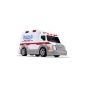 Dickie Toys 203313577 - Ambulance, freewheeling, light, sound, tailgate ö Open, 1 carry, 15 cm, white (toy)