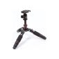 Rollei M4-Mini - aluminum mini tripod, packable and very stable, inclusive ball and tripod bag -. Black (Accessories)