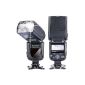 Neewer® NW580 / VK750 Speedlite Flash with LCD Display for Canon Nikon Pentax Olympus and Panasonic DSLR Other, As Canon EOS 5D Mark III, 5D Mark II, 1Ds Mark 6D, 5D, 7D, 60D, 50D, 40D, 30D, 300D, 100D, 350D, 400D, 450D, 500D, 550D, 600D, 650D, 700D, 1000D, 1100D / EOS Digital Rebel;  Nikon D3S D4S D4 D800 D700 D80 D90 D50 D40X D60 D7000 D7100 D5000 D5100 D5200 D5300 D3000 D3100 D3200 D3300 D40 (Electronics)
