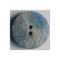Fashion buttons 25mm blue 1 pc (household goods)
