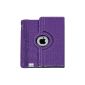 iPad Cover protective shell Case, suitable for iPad 2, iPad 3 and iPad 4, Purple (Electronics)