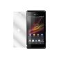 Ecultor Sony Xperia M / M Dual protector (6 pieces) including cloth and squeegee -. Clear film as Premium Screen Protector (Electronics)
