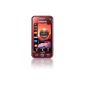 Samsung Star S5230 Smartphone (touchscreen, 3MP camera, video, MP3 player, Bluetooth) garnet-red -.  La Fleur (Electronics)