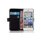 JAMMYLIZARD | Leather Deluxe Edition for iPhone 6, 4.7-inch screen, screen protection included (BLACK) (Accessory)