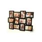 Photo gallery for 12 photos 60x45cm black glass - 3D optics - Picture Frames Gallery photo collage photo frame
