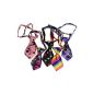 Set of 5 colorful appearance ties for dog neck silk bowtie dress suit by Kurtzy TM (Miscellaneous)