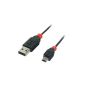 Lindy USB cable - USB Type A, 4-pole (M) - mini-USB Type B (M), 31178 (Accessories)