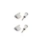 2x white dust Plug silicone protective cap (Micro USB port & 3.5mm) for Samsung Galaxy SII / S2 HTC LG (Electronics)