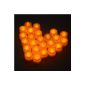 Xcellent Global Candles LED Lights Set of 24 Flameless Tea Cells, LED amber P-LD009